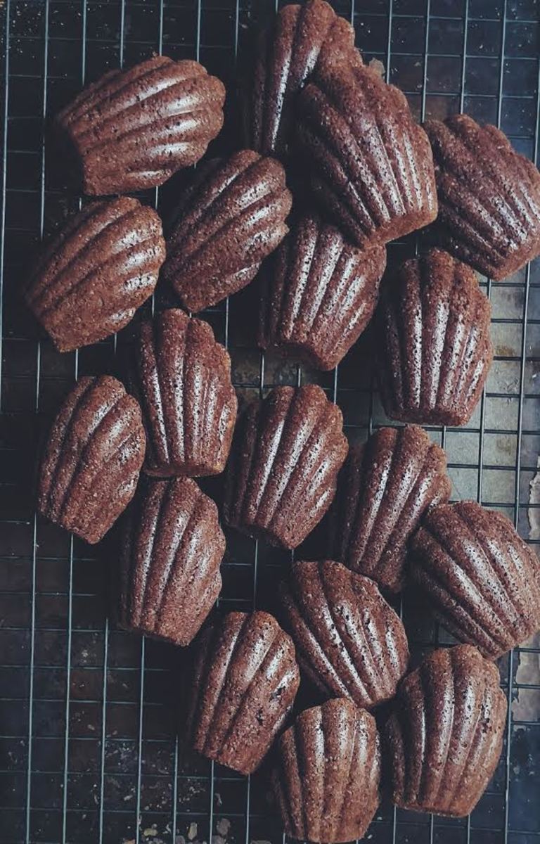 Chocolate madeleines