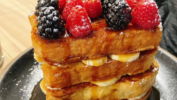 how-i-made-french-toast-for-my-husbands-birthday-cake