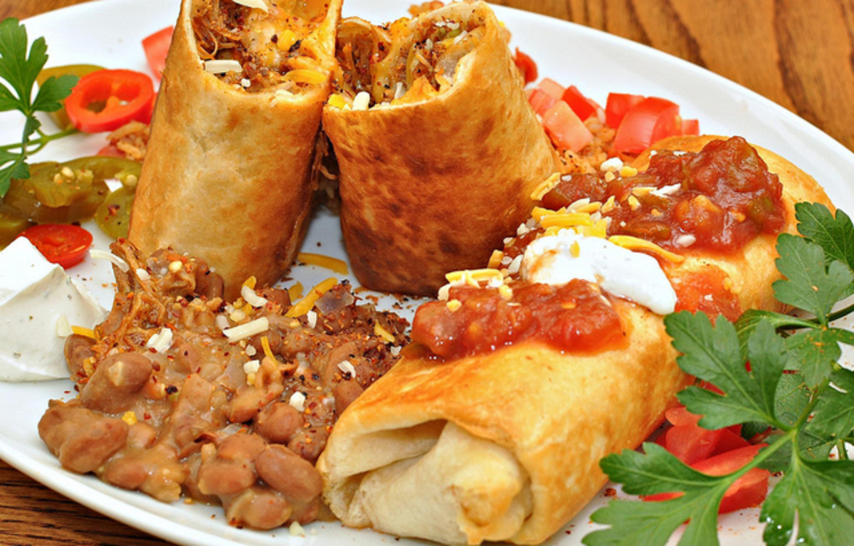 Make a delicious chimichanga that you can sink your teeth into!