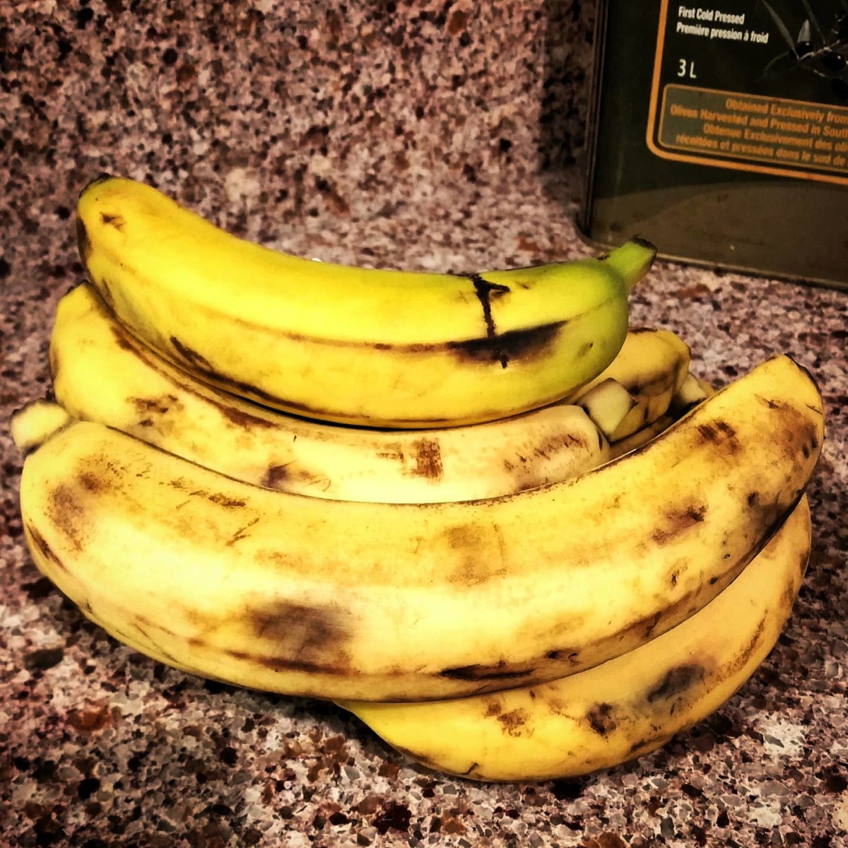 You can't go wrong having extra bananas on hand. Store them in the freezer until you need bananas for a recipe. Sometimes you can even by a bunch of bruised bananas at a discount.