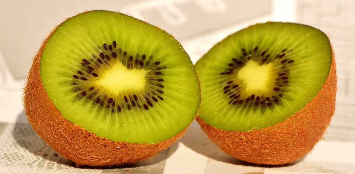 Kiwi are very sweet when they are ripe. 