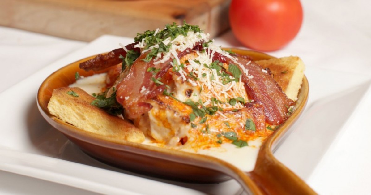 A meltingly delectable hot brown sandwich
