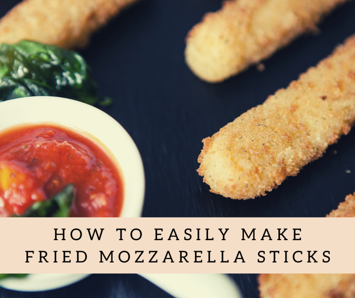 These mozzarella sticks are great for get-togethers. 