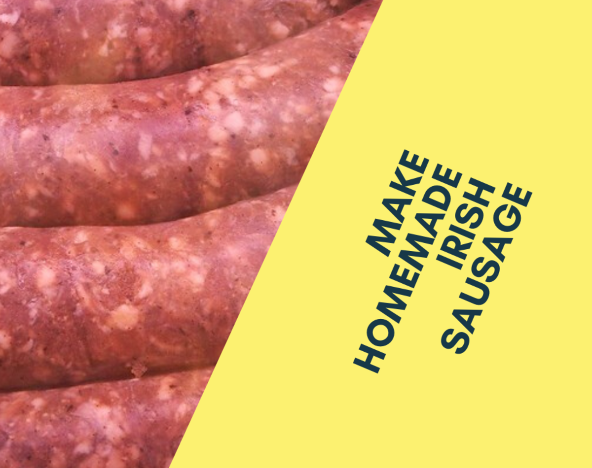 Irish sausage is a delicious meal that can be eaten all throughout the year. 