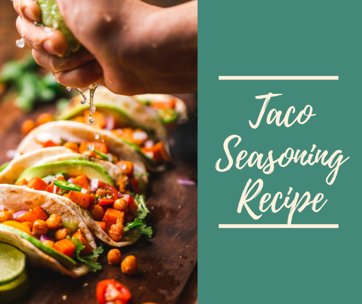 This taco seasoning is delicious and easy to make. 